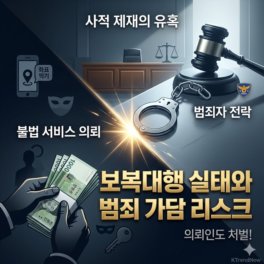 보복대행 실태와 범죄 가담 리스크