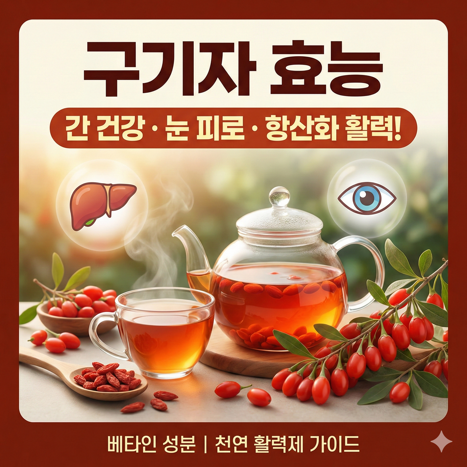 [구기자 효능] 항산화와 간 기능 개선을 위한 ‘천연 활력제’의 성분 분석 및 복용 가이드