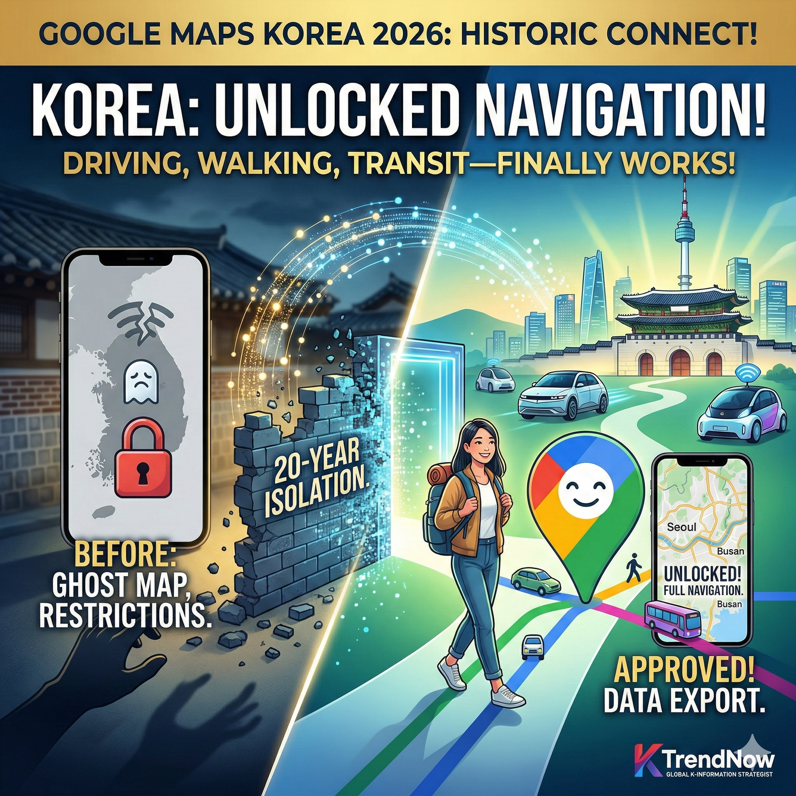 Google Maps Korea 2026: The End of "Digital Isolation"