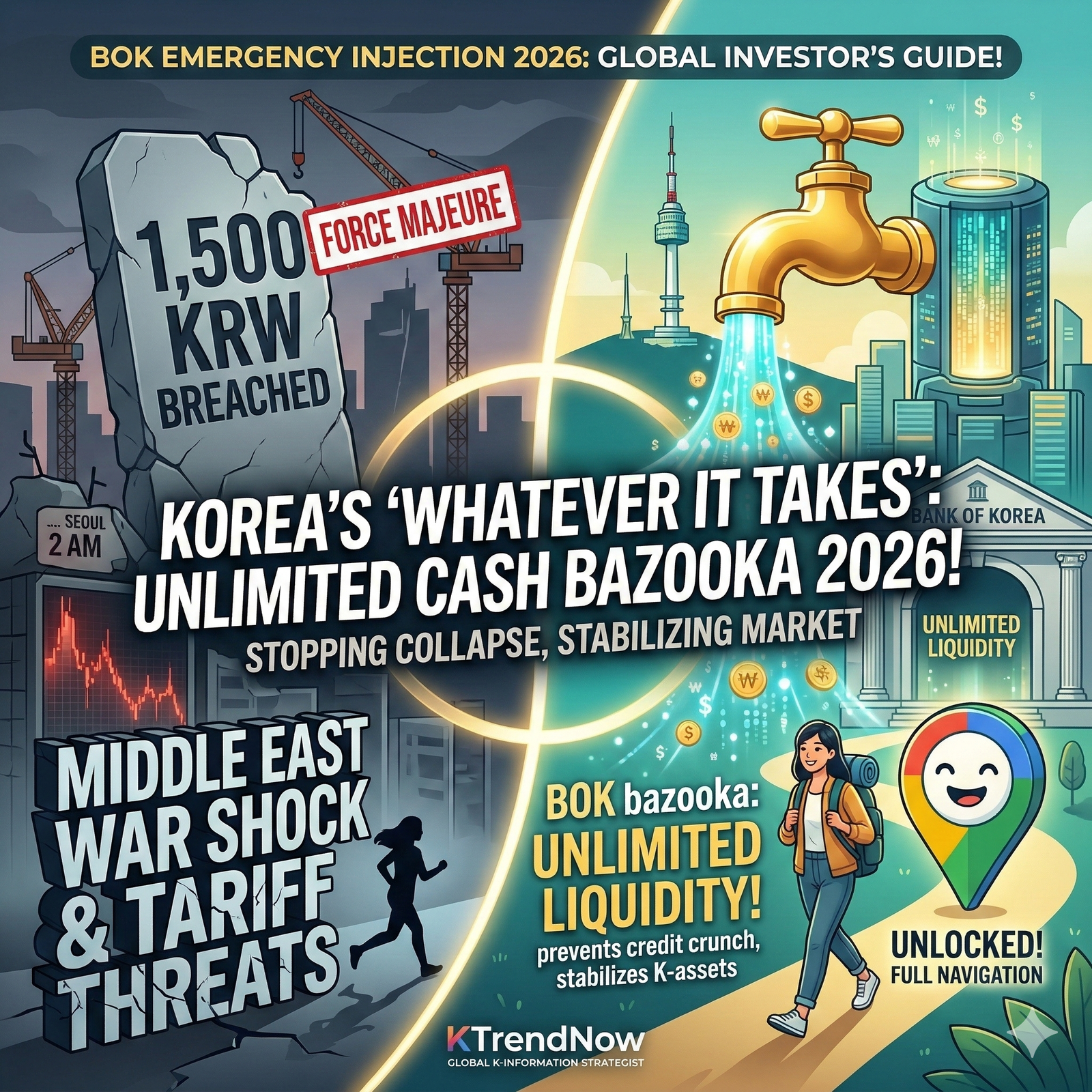 South Korea’s Emergency Unlimited Liquidity Injection 2026: A Global Investor’s Guide